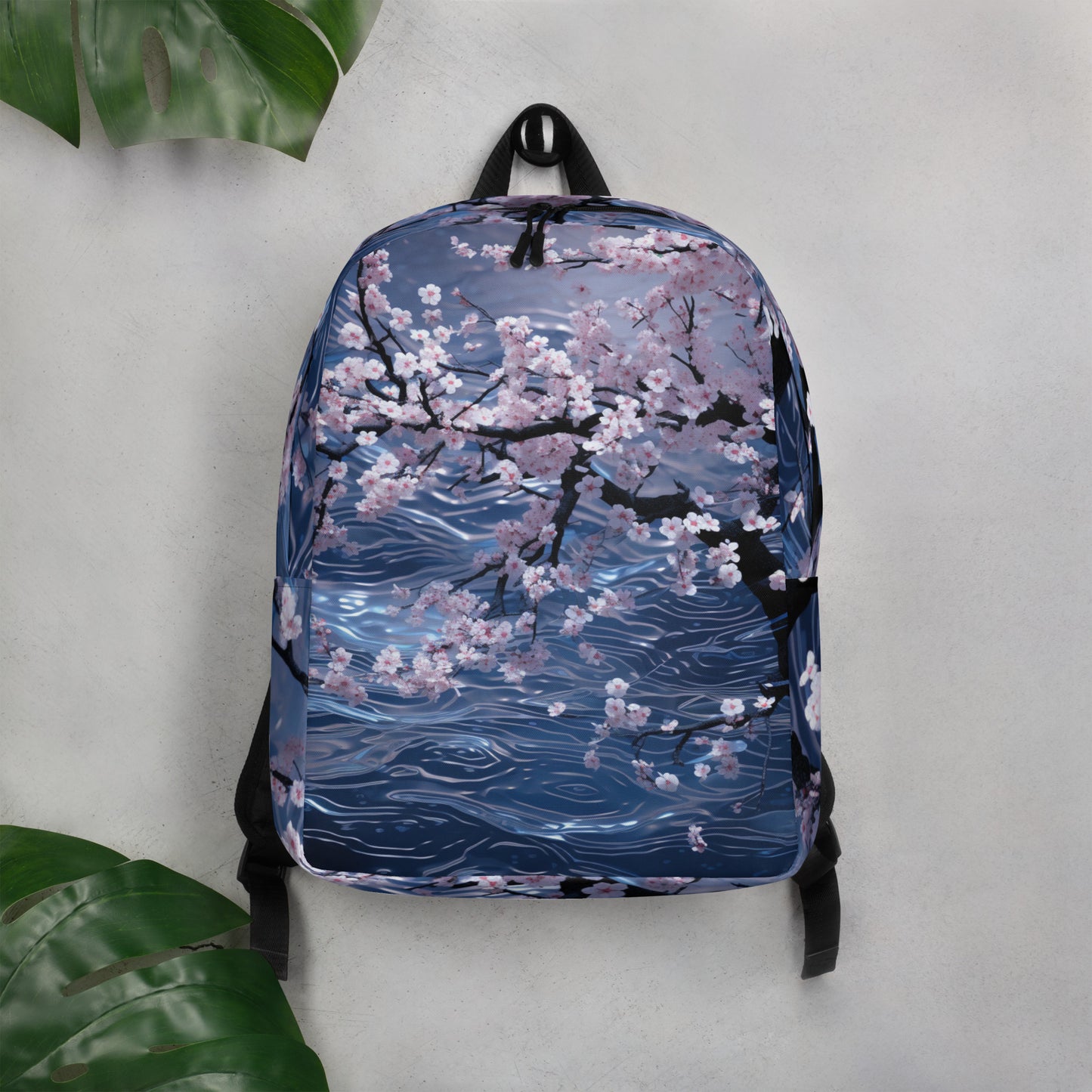 Cherry Blossom Tsunami Minimalist Backpack