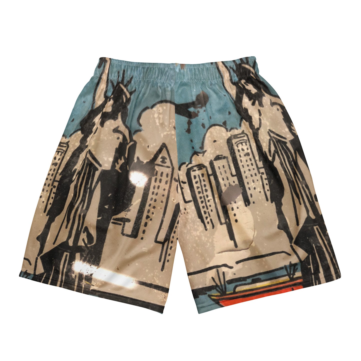 Statue of Liberty mesh shorts